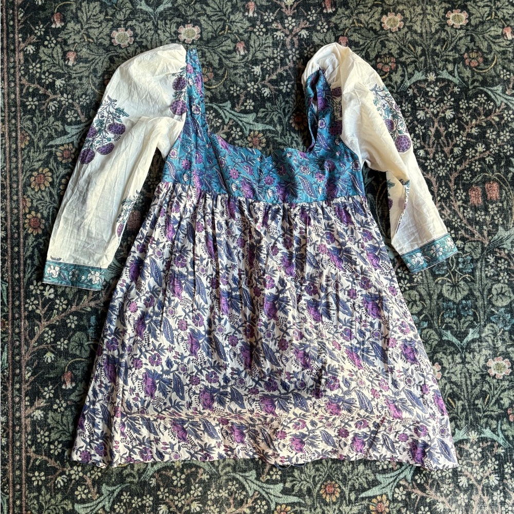 Alix Of Bohemia Multicolor Floral Long Sleeve Dress - Picture 4 of 7